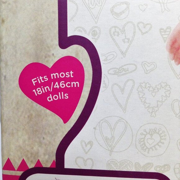 Our Generation Retro 18" Doll Clothes Lil Miss Dahling Deluxe Outfit Red Dress - Picture 4 of 7